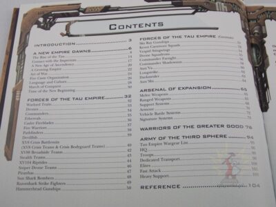 Tau empire warhammer rulebook
