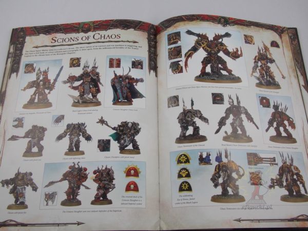 Chaos sapce marines warhammer rulebook