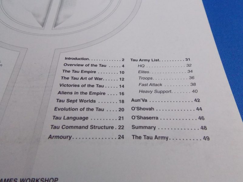 Tau Empire Rulebook 4ed