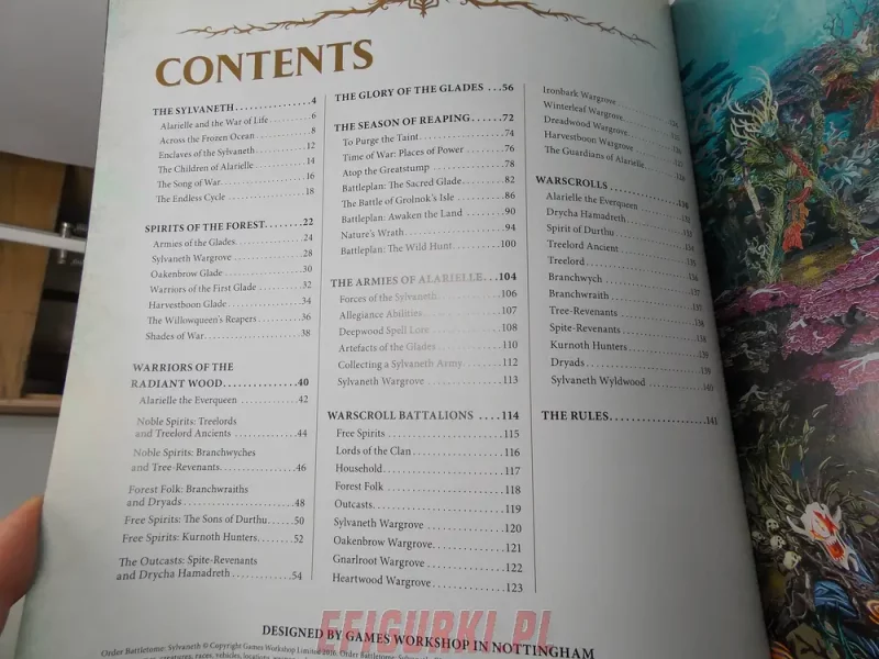 Sylvaneth Codex Rulebook Battletome.
