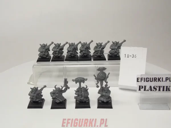 Dwarf Thunderers Gromowładni Krasnoludy. BFSP Warhammer WFB 1-36