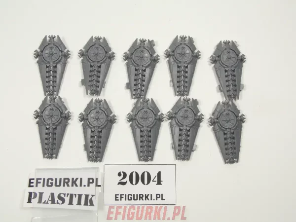 Heavy coffin-shaped shields. Tarcze Necron 2004