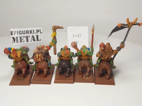 Savage Orc Warriors Rider. Metal 1-31