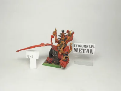 Chaos Dwarf Sorcerer Lammasu. METAL 3-8
