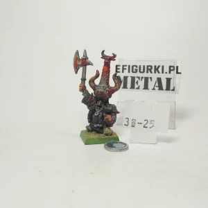 Chaos Dwarf With Axe. Metal 3-25