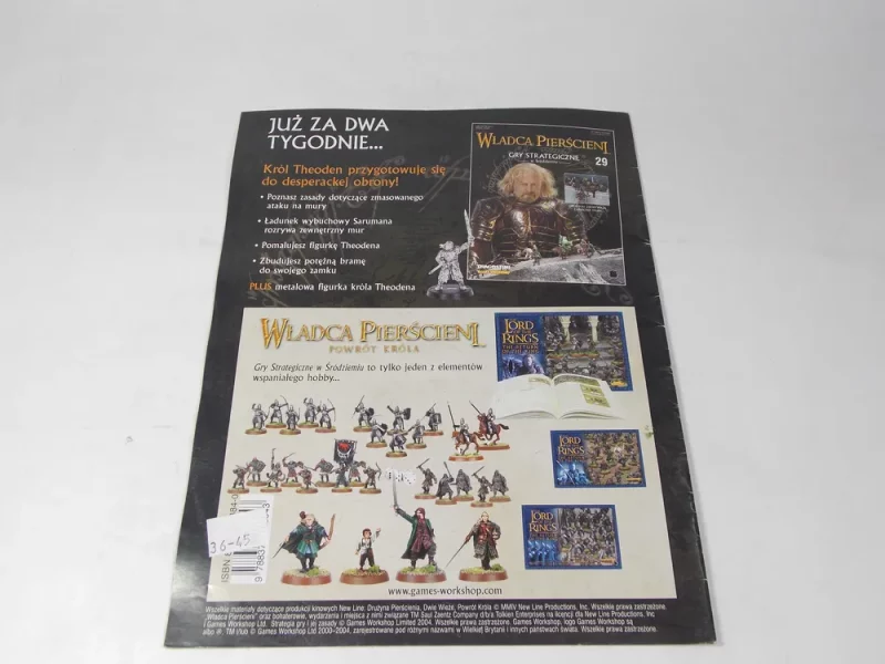 Deagostini Władca Pierścieni lotr. NR.28 36-45