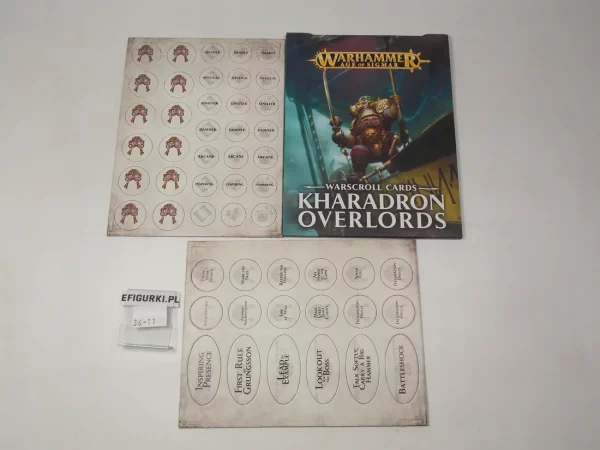 Warscroll Cards Kharadron Overlords. Plus znaczniki 36-11