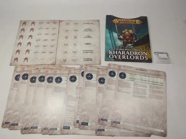 Warscroll Cards Kharadron Overlords. Plus znaczniki 36-11