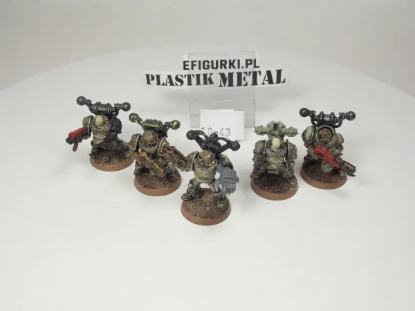 Plague Marines Metal Nurgle. x5 10-43