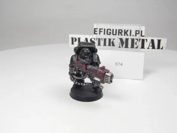 Space Marines Devastator Plasma. Metal-plastik 674