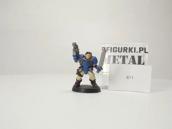 Space Marines Scout metal. 671