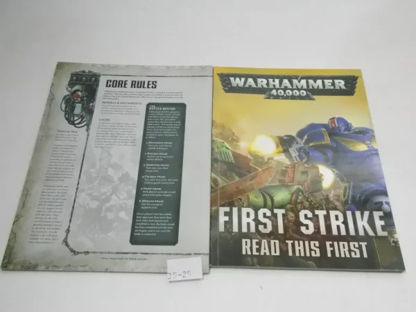 First Strike Warhammer. Rulebook i skrót zasad 25-25