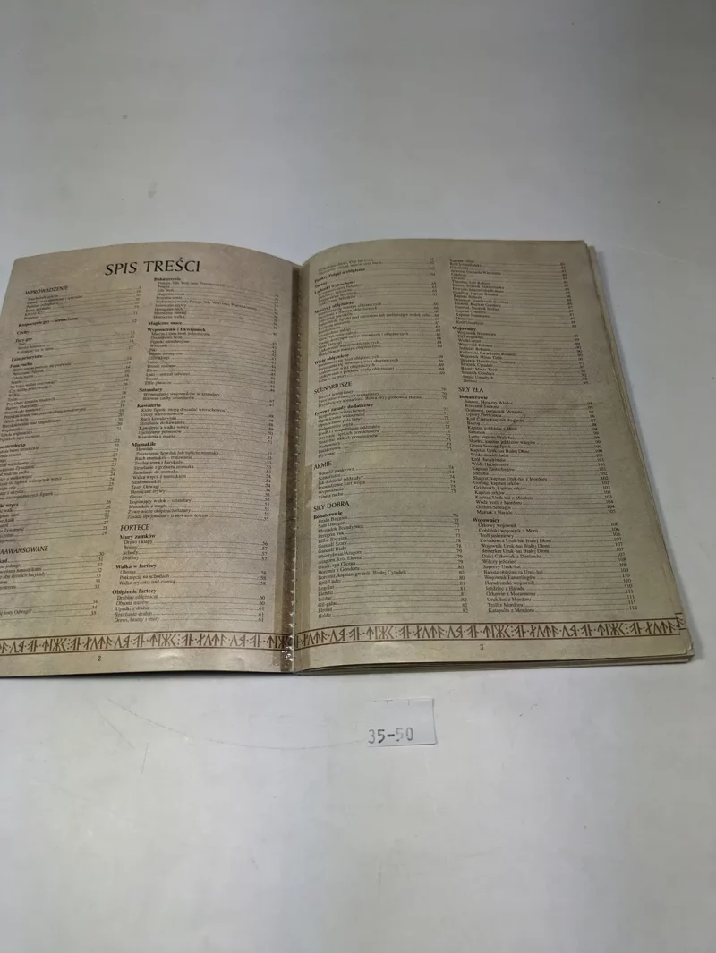 Księga Zasad Lotr PL. 35-50