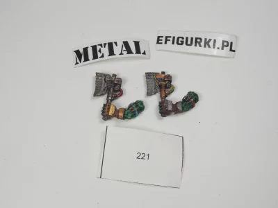 Orc Ork Nobz Classic. Metal bits. 221