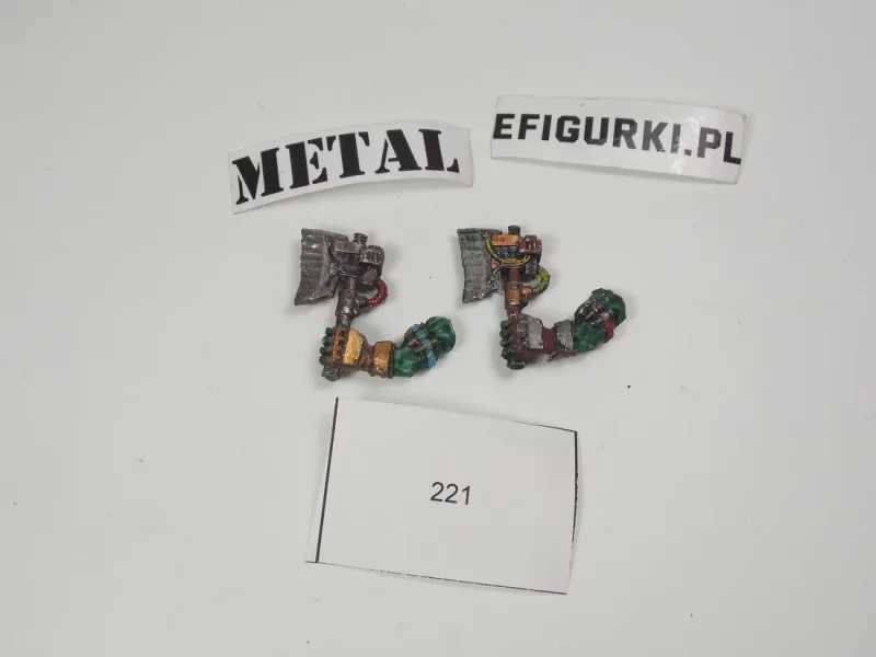 Orc Ork Nobz Classic. Metal bits. 221