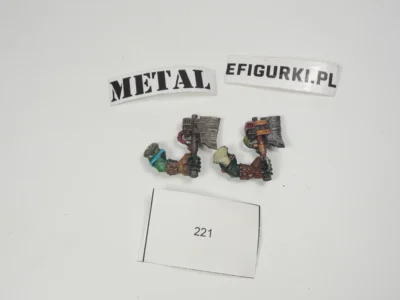 Orc Ork Nobz Classic. Metal bits. 221
