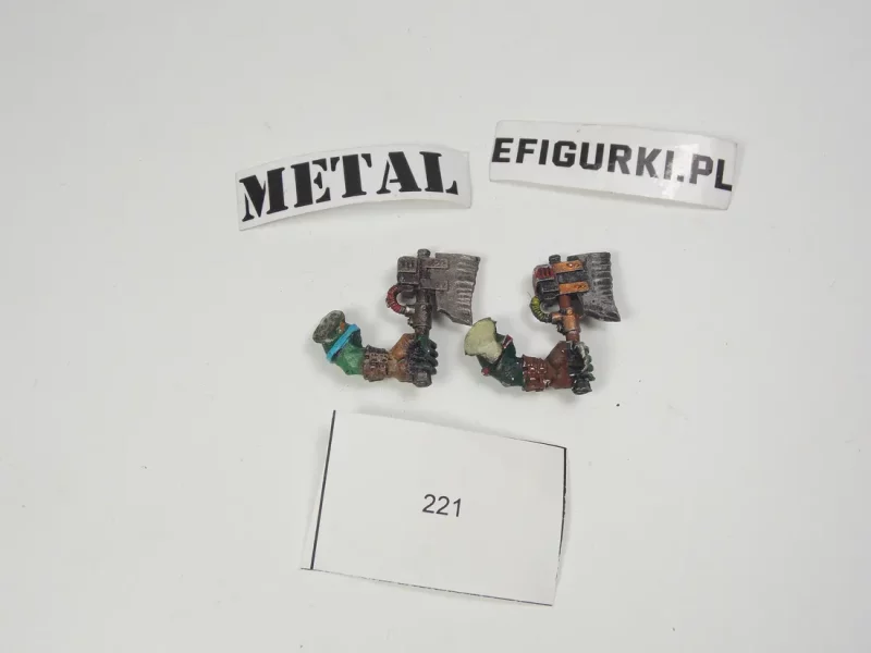 Orc Ork Nobz Classic. Metal bits. 221