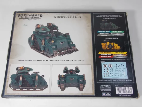 Scorpius Missle Tank. 30-76