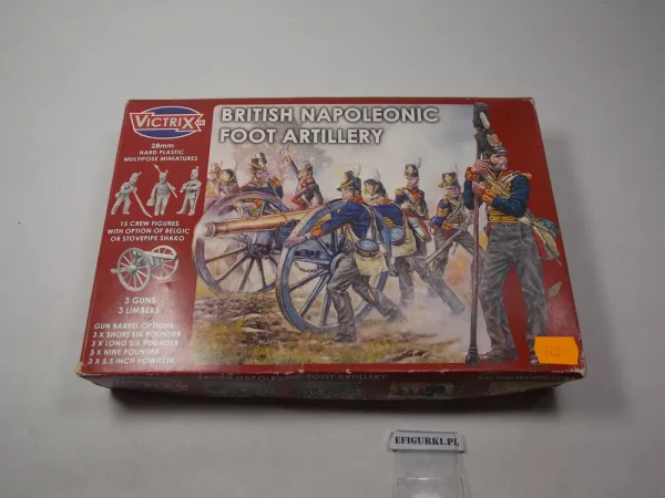 British Napoleonic foot Artillery. Victrix 19-7