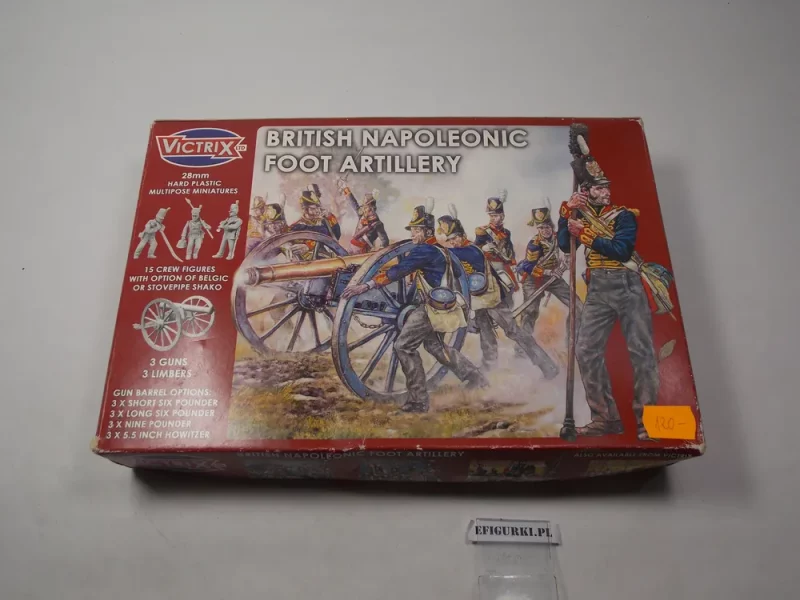 British Napoleonic foot Artillery. Victrix 19-7