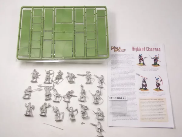 Highland Clasmen Pike Shotte Warlord games. 30-112