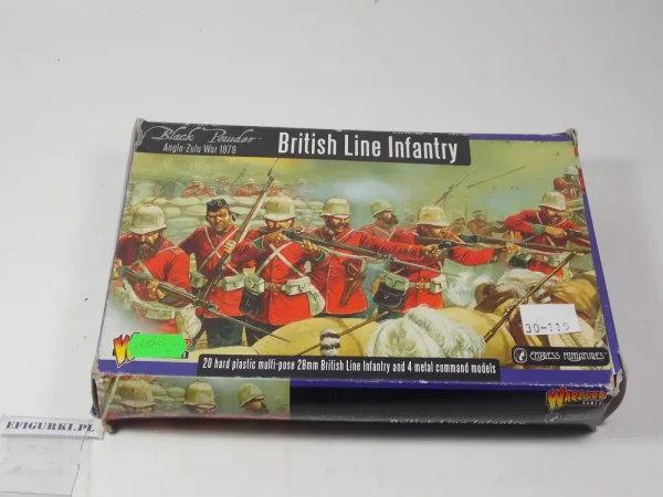 British Line Infantry Warlord. Games 30-115