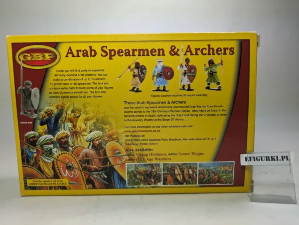 Arab Spearmen Archers. 32-99