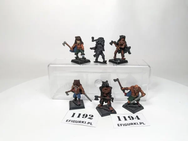 Viking Warriors Bererk Wargames Foundry. METAL 1192-4