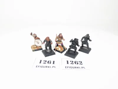 Viking Warriors Włócznie Wargames Foundry. METAL 1261-2