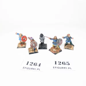 Viking Warriors Włócznie Wargames Foundry. METAL 1264-5