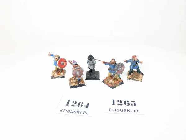 Viking Warriors Włócznie Wargames Foundry. METAL 1264-5