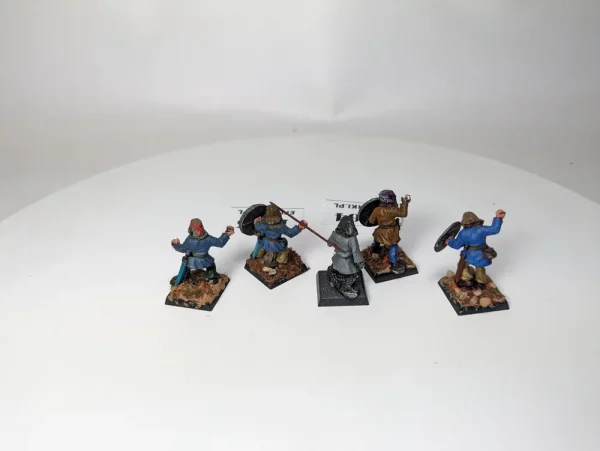 Viking Warriors Włócznie Wargames Foundry. METAL 1264-5