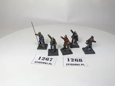 Viking Warriors Włócznie Wargames Foundry. METAL 1267-8