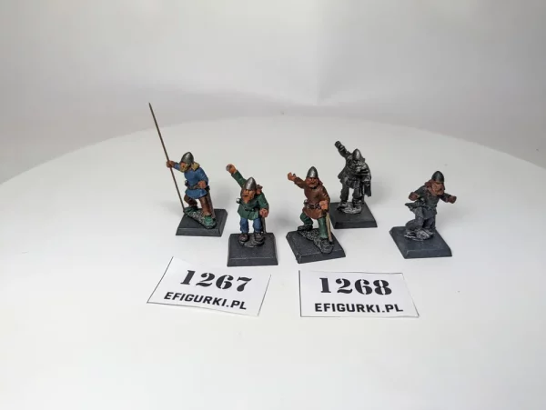 Viking Warriors Włócznie Wargames Foundry. METAL 1267-8