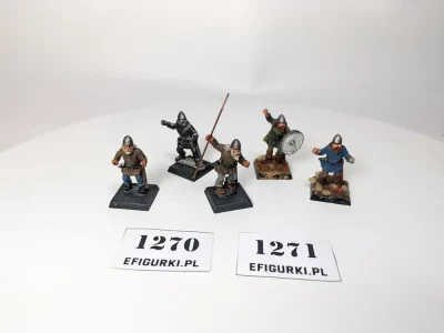 Viking Warriors Włócznie Wargames Foundry. METAL 1270-1