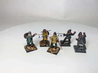Viking Warriors Włócznie Wargames Foundry. METAL 1276-7