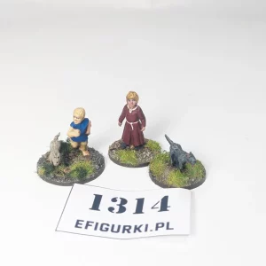 Mirliton Miniatures Dzieci z psami. 1314