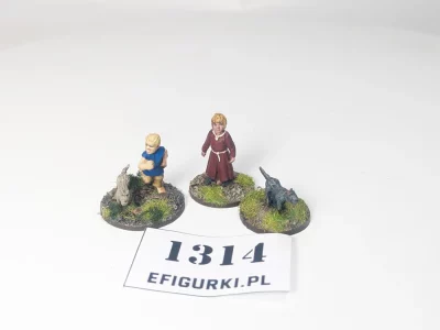 Mirliton Miniatures Dzieci z psami. 1314