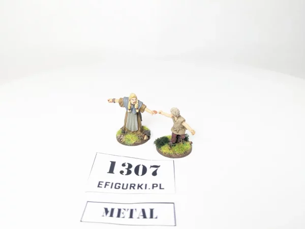Wargames Foundry matka z dzieckiem. Metal 1307