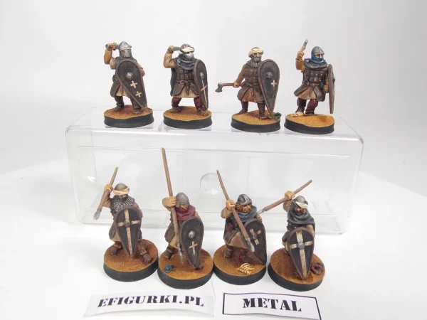SAGA: Starter 4 Point Warband - Milites Christi (CCSB05) Metal. 17-1