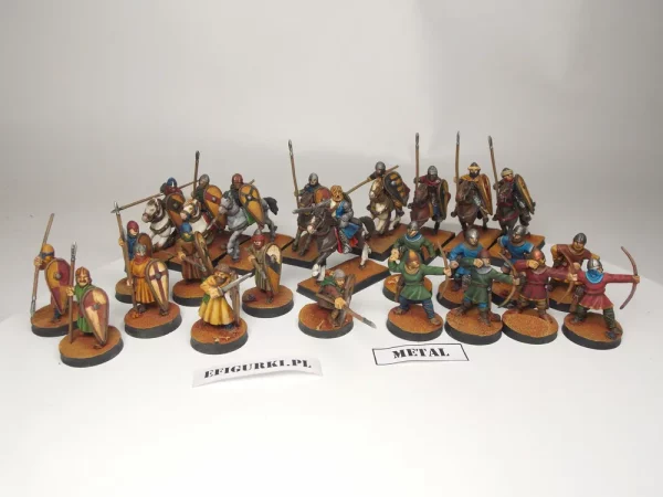 Crusader Mixed (Mounted And Foot) Starter Warband For SAGA metal. 17-3