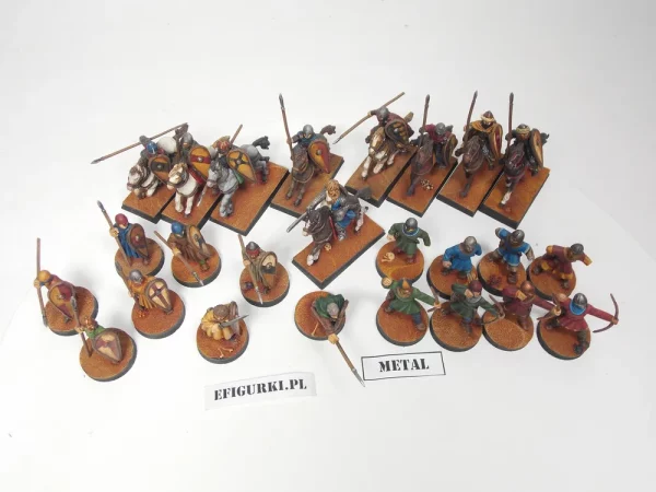 Crusader Mixed (Mounted And Foot) Starter Warband For SAGA metal. 17-3