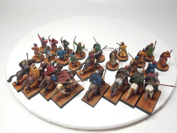 Crusader Mixed (Mounted And Foot) Starter Warband For SAGA metal. 17-3