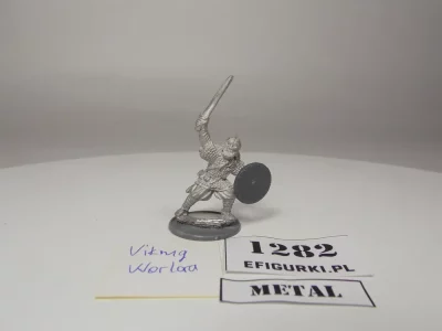 Wódz wikingów Saga Metal, tarcza plastik. 1282
