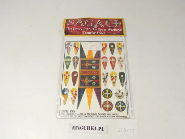 Saga Kalkomanie Cersent The Cross Warband. Lt10-11
