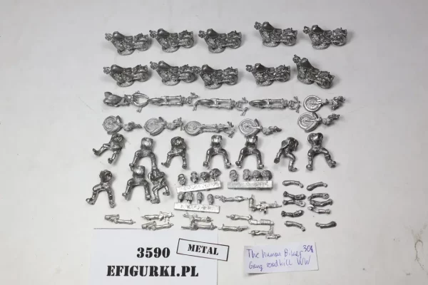 Human Biker Gang West Wind MIniatures. Metal 3590