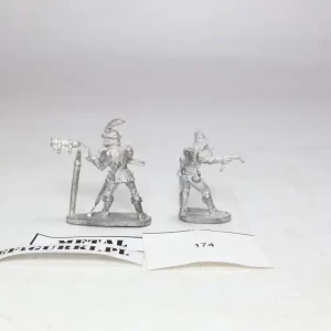 Medieval Large Hand Cannons And Crew. Metal miriltion 174