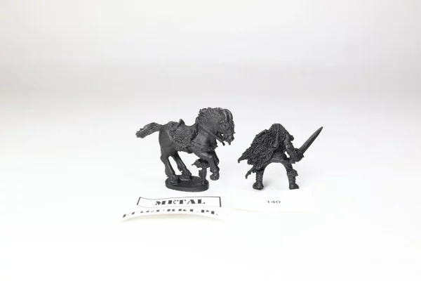 Grenadier Barbarian rider. Metal 140