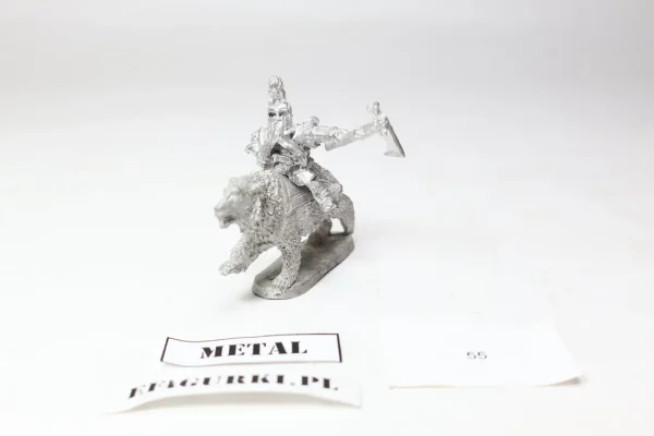 Dwarf Bear Rider King. Grenadier Metal 55