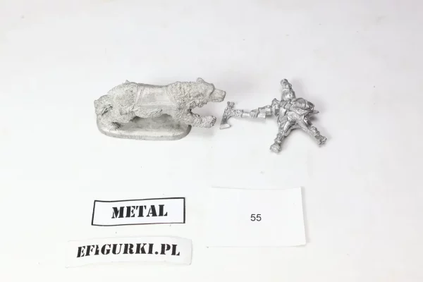 Dwarf Bear Rider King. Grenadier Metal 55